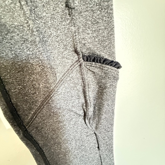 Lululemon Dressage Pant Heathered Black Leggings - Picture 2 of 9